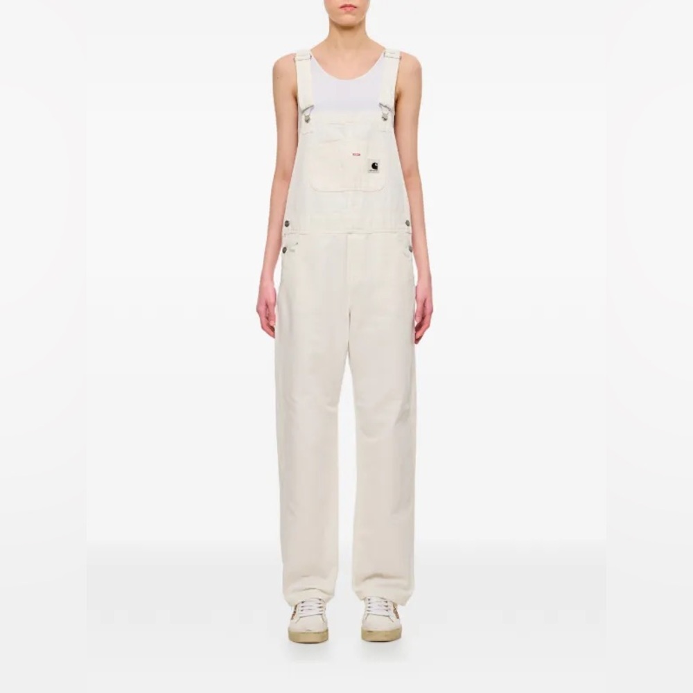 Carhartt Women’s Work In Progress White Overalls